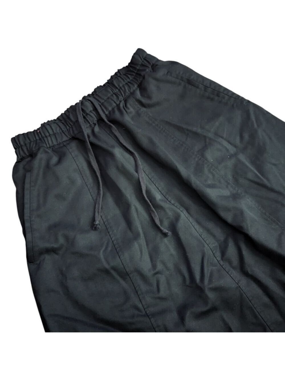 HP. Comme de Garcons X H&M  Black Drop Seat Slim Leg Capri - Picture 8 of 13